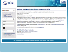 Tablet Screenshot of ezak.sukl.cz